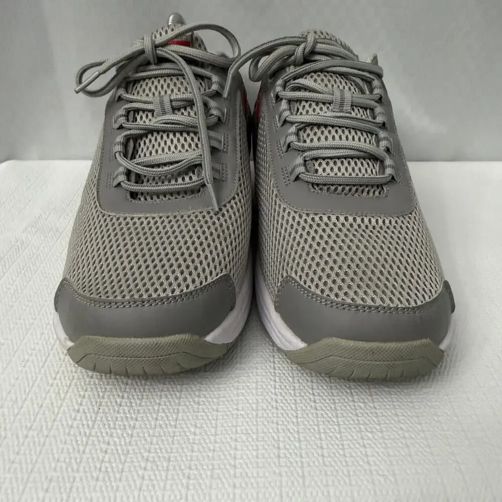 Orthofeet Edgewater Stretch Athletic Shoes Men's Size 9.5 2E Gray Orthopedic